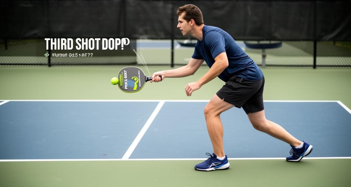 The Third Shot Drop: Why It's the Most Important Shot in Pickleball